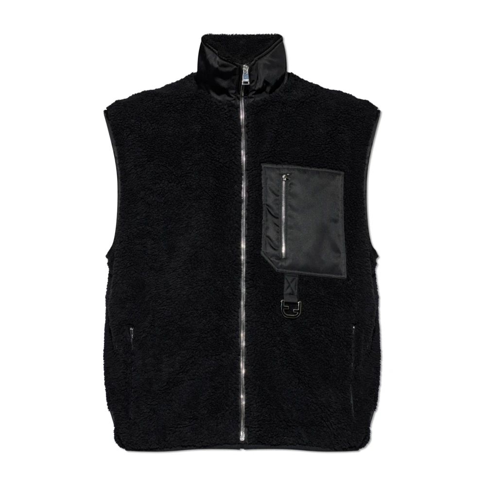 Fendi Herren Schwarz Jacken, K, Sgröße: