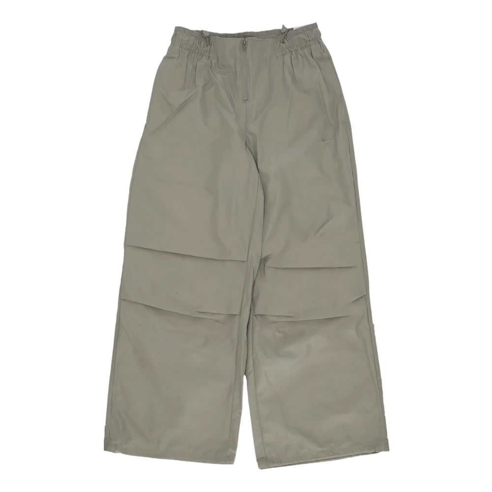 Nike Rode Mid-Rise Sportkleding Broek Waterafstotend Gray Dames