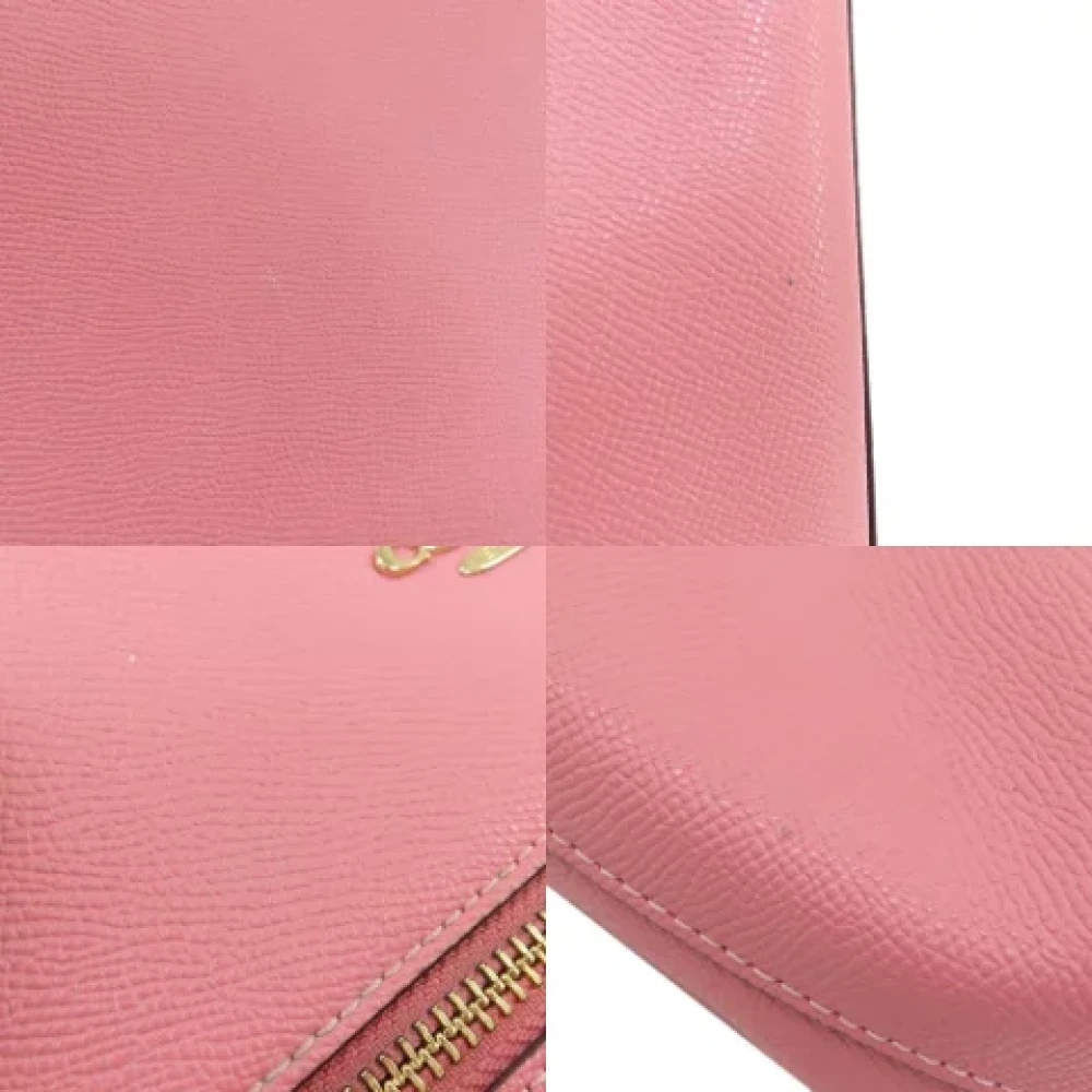 Coach Pre-owned Leather totes Pink Dames