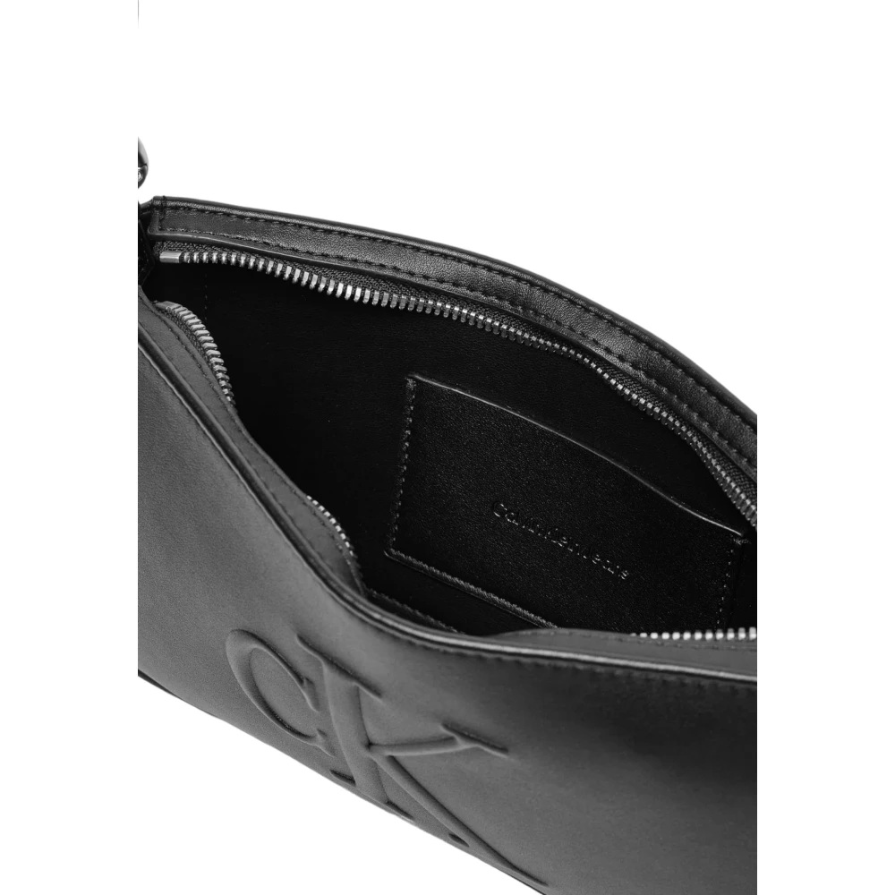 Calvin Klein Jeans Schoudertas Donna Herfst Winter Collectie Black Dames