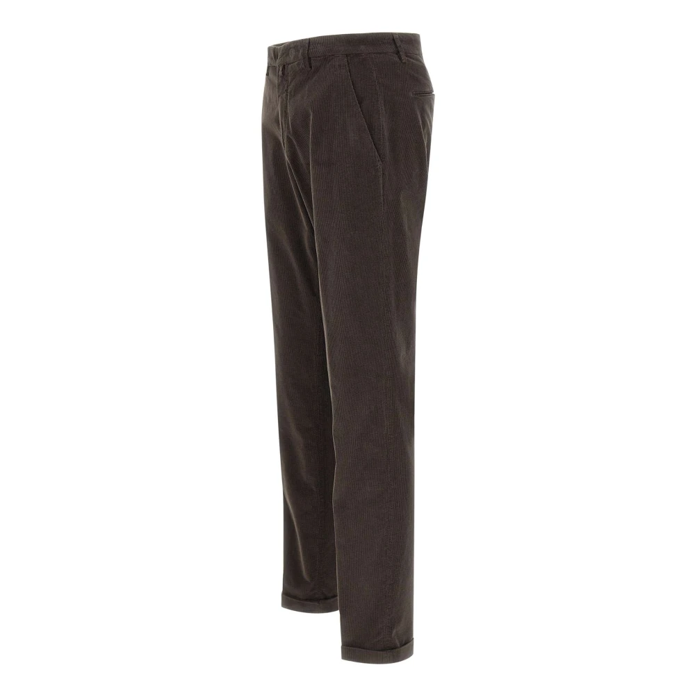 Briglia Donkerbruine Corduroy Katoenen Broek Brown Heren