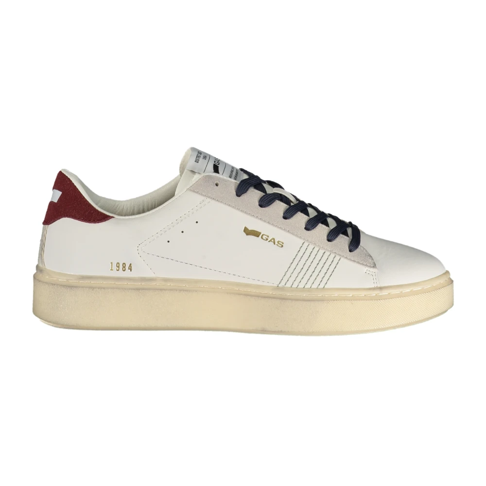 Gas Men's White Leonard Mix Sneaker - Sneakers - 10 Uk - Shoes
