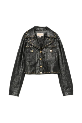 Studded Cropped Jacket