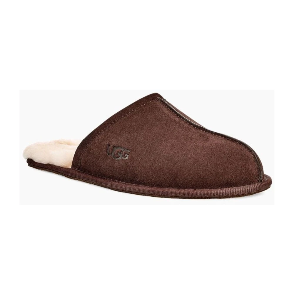 Ugg Klassieke Suède Scuff Slippers Brown Heren