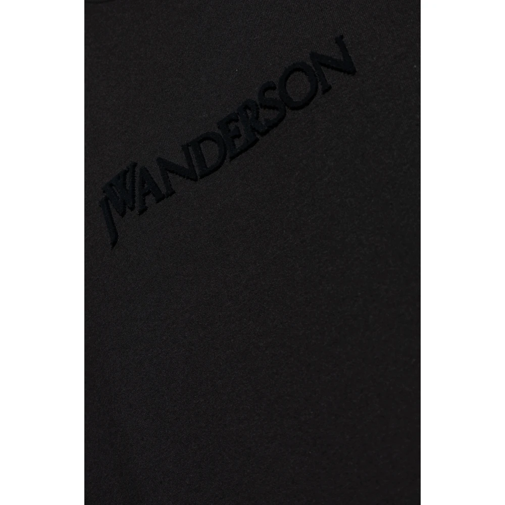 JW Anderson T-shirt met logo Black Heren