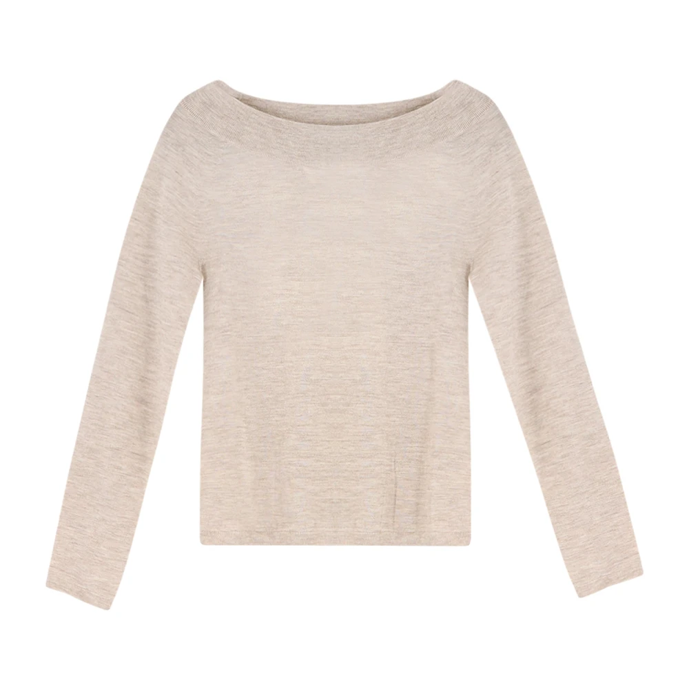 Max Mara Women's Beige Faretra Jumper - Cashmere Knitwear - M - Knitwear