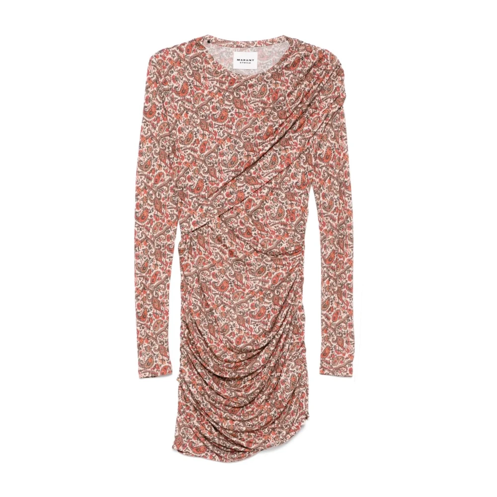 Marant Étoile Women's Pink Short Dresses, 2XS, Denise Robe