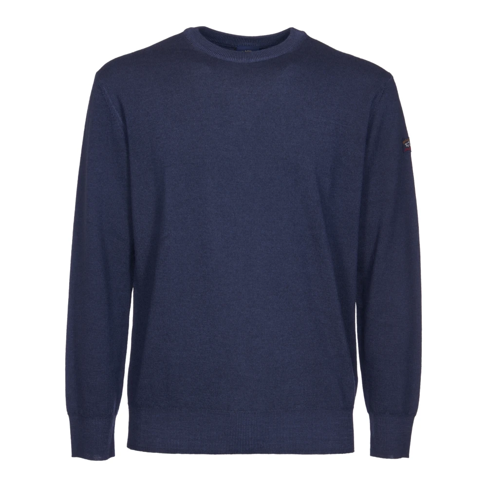 PAUL & SHARK Metallic Pinafore Sweaters Blue Heren