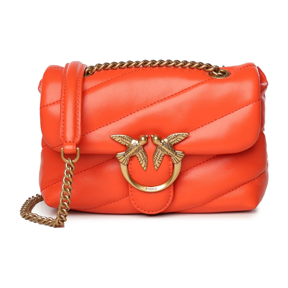 Pinko Rode Schoudertas voor Moderne Vrouwen Red Dames