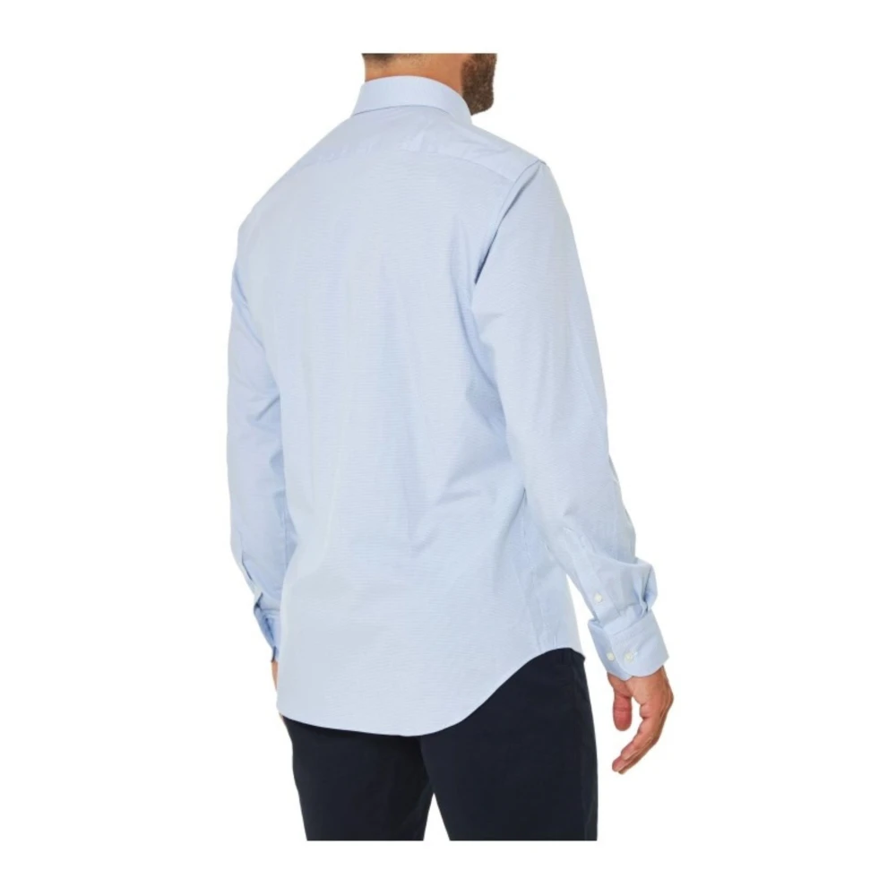 Tommy Hilfiger Flex Collar Gingham Overhemd Blue Heren