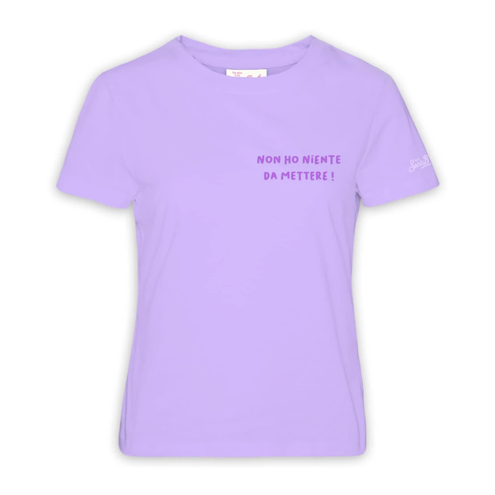 MC2 Saint Barth Stijlvolle T-shirts en Polos Purple Dames