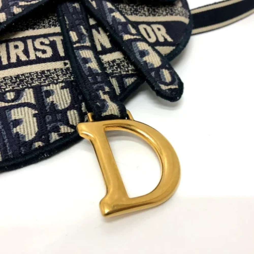 Dior Vintage Pre-owned Fabric dior-bags Blue Dames