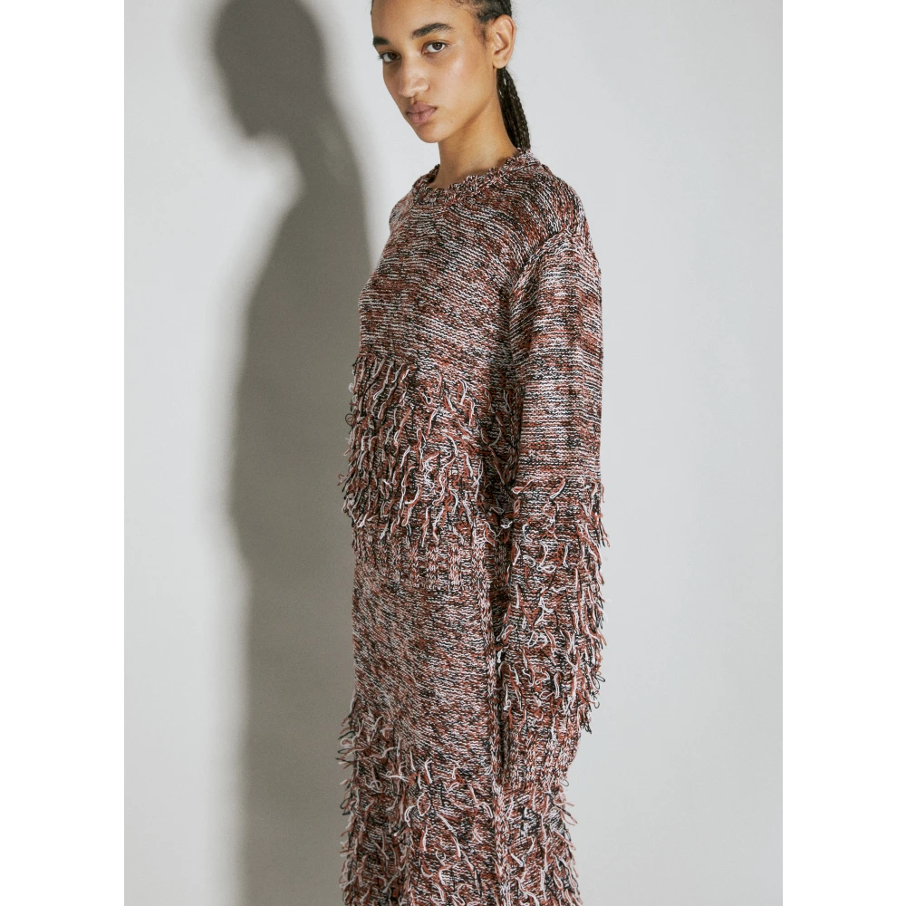 Durazzi Milano Loops Sweater met Losse Draden Multicolor Dames