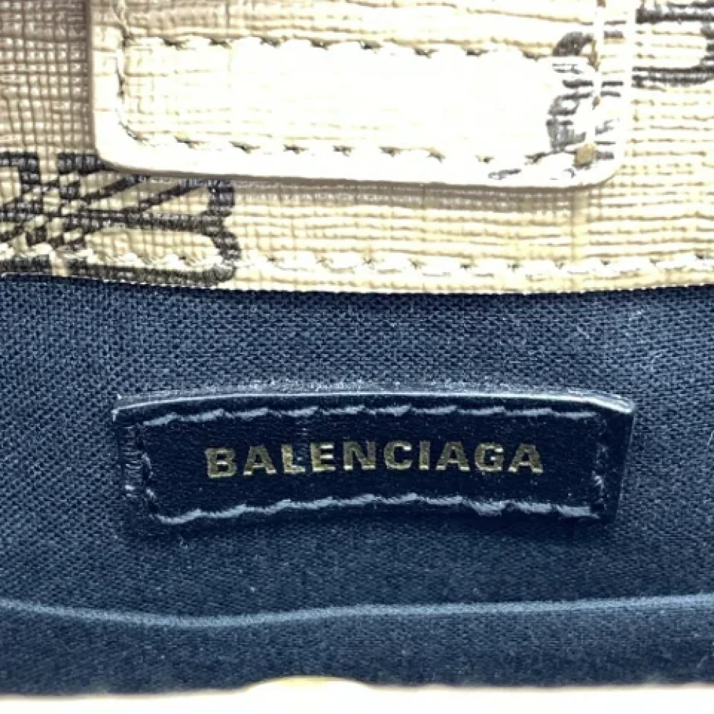 Balenciaga Vintage Pre-owned Fabric balenciaga-bags Beige Dames