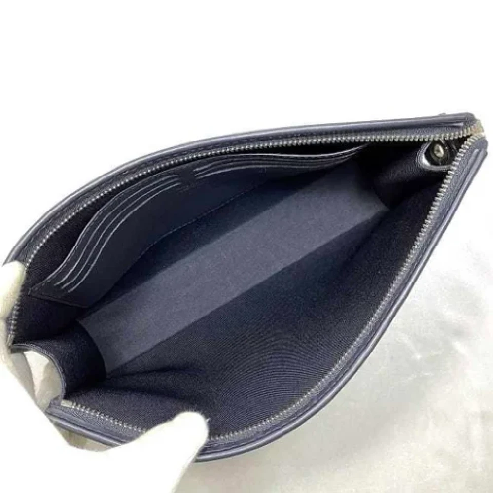Louis Vuitton Vintage Pre-owned Canvas clutches Blue Dames