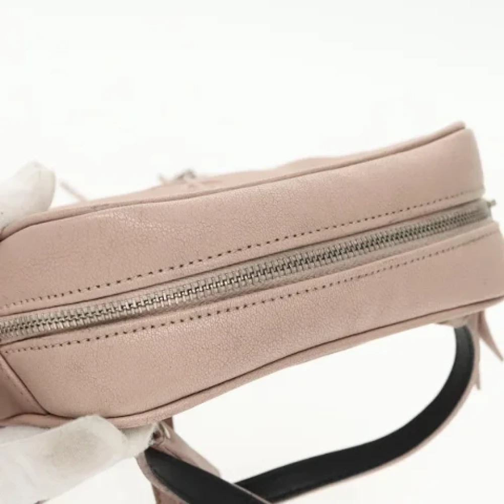 Saint Laurent Vintage Pre-owned Leather crossbody-bags Pink Dames