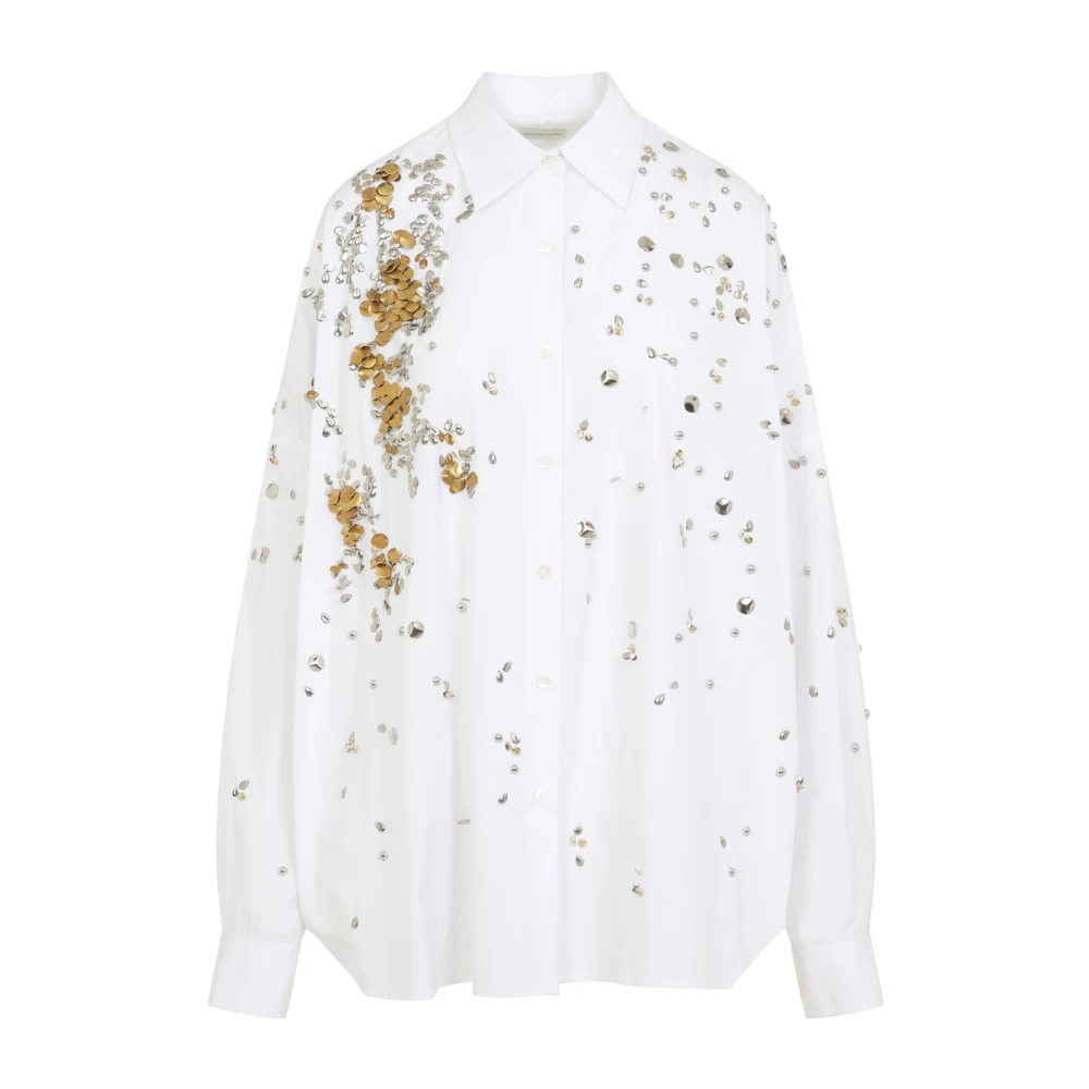 Dries Van Noten Casual wit overhemd White Dames