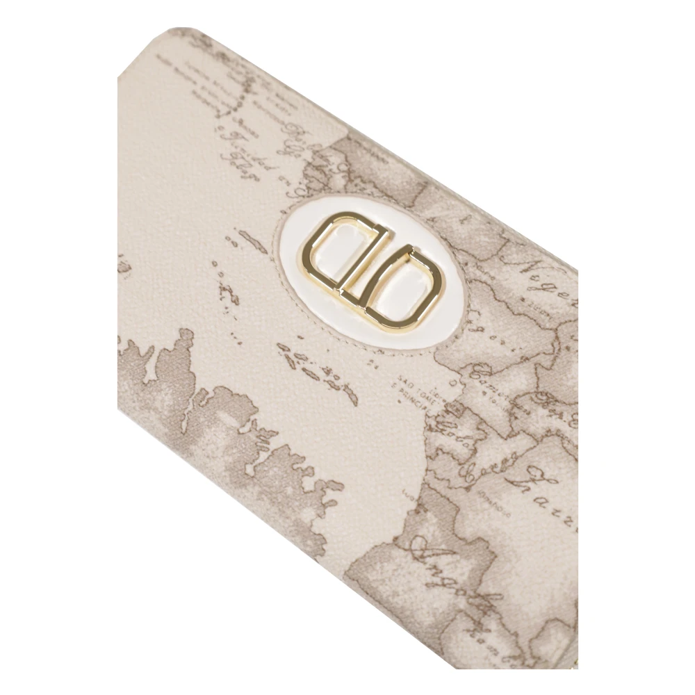Alviero Martini 1a Classe Leren Damesportemonnee Collectie Beige Dames