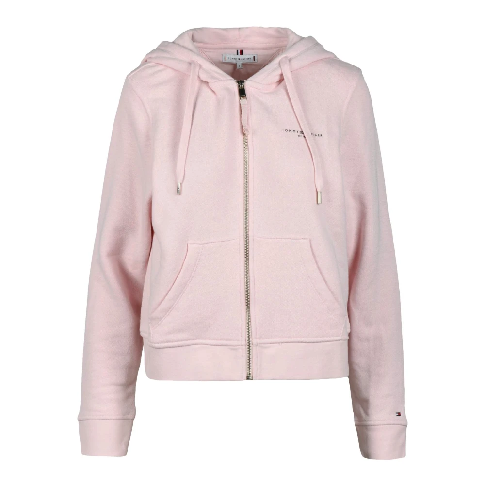 Tommy Hilfiger Katoenmix Sweater Pink Dames