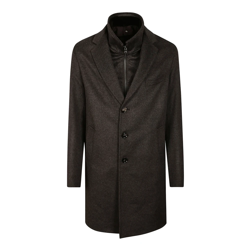 Coats > Single-Breasted Coats - - Barba Napoli - Modalova