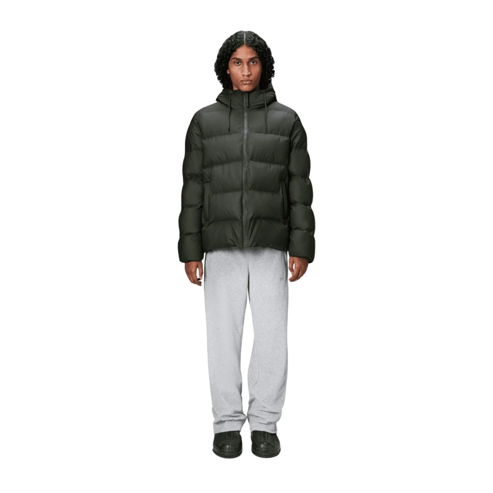 Rains Iconische Geïsoleerde Pufferjas Green Dames