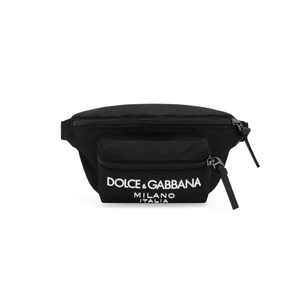 Dolce & Gabbana Logo Print Heuptas Zwart Black Heren