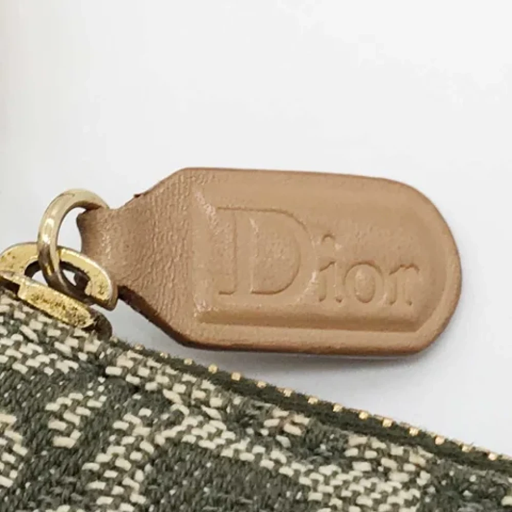 Dior Vintage Pre-owned Canvas dior-bags Green Dames