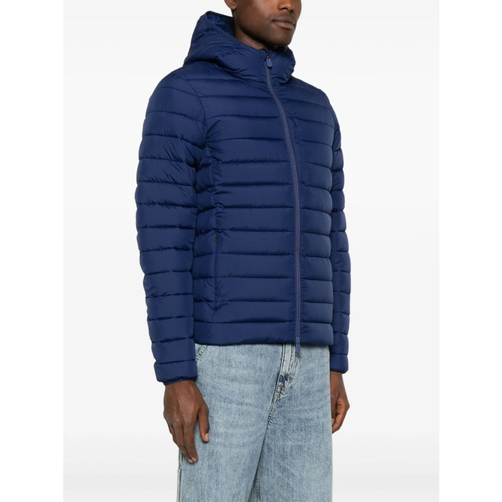 Save The Duck Waterafstotende Duck Coat Blue Heren