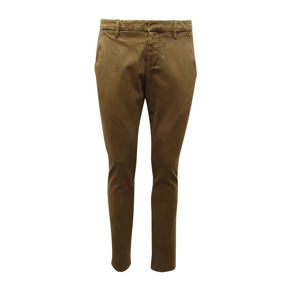 Dondup Men's Green Gaubert Trousers - Slim-Fit Trousers - W32 - Trousers