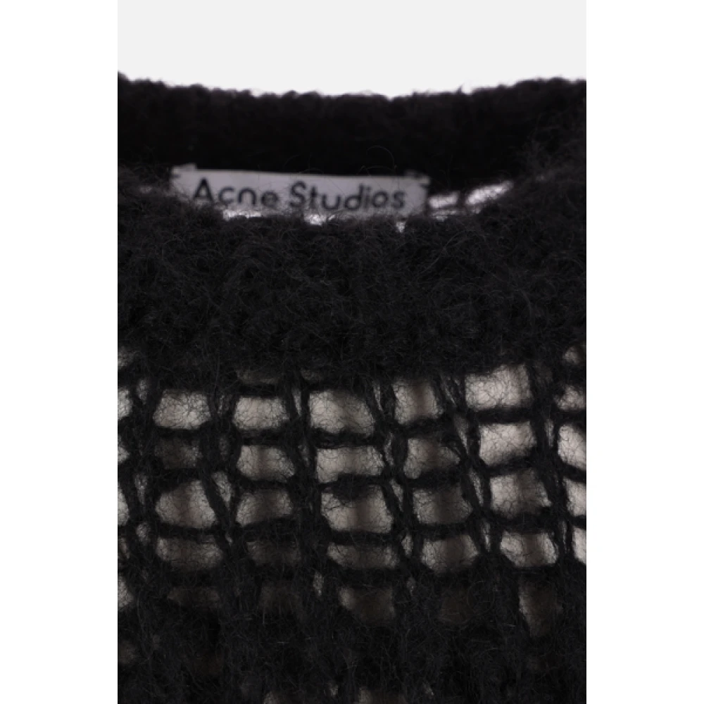 Acne Studios Round-neck Knitwear Black Dames