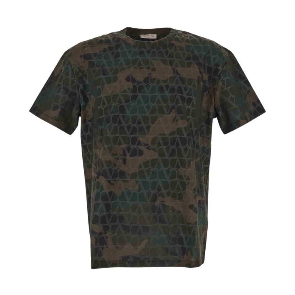 Valentino Logo Grafisch T-shirt Multicolor Heren