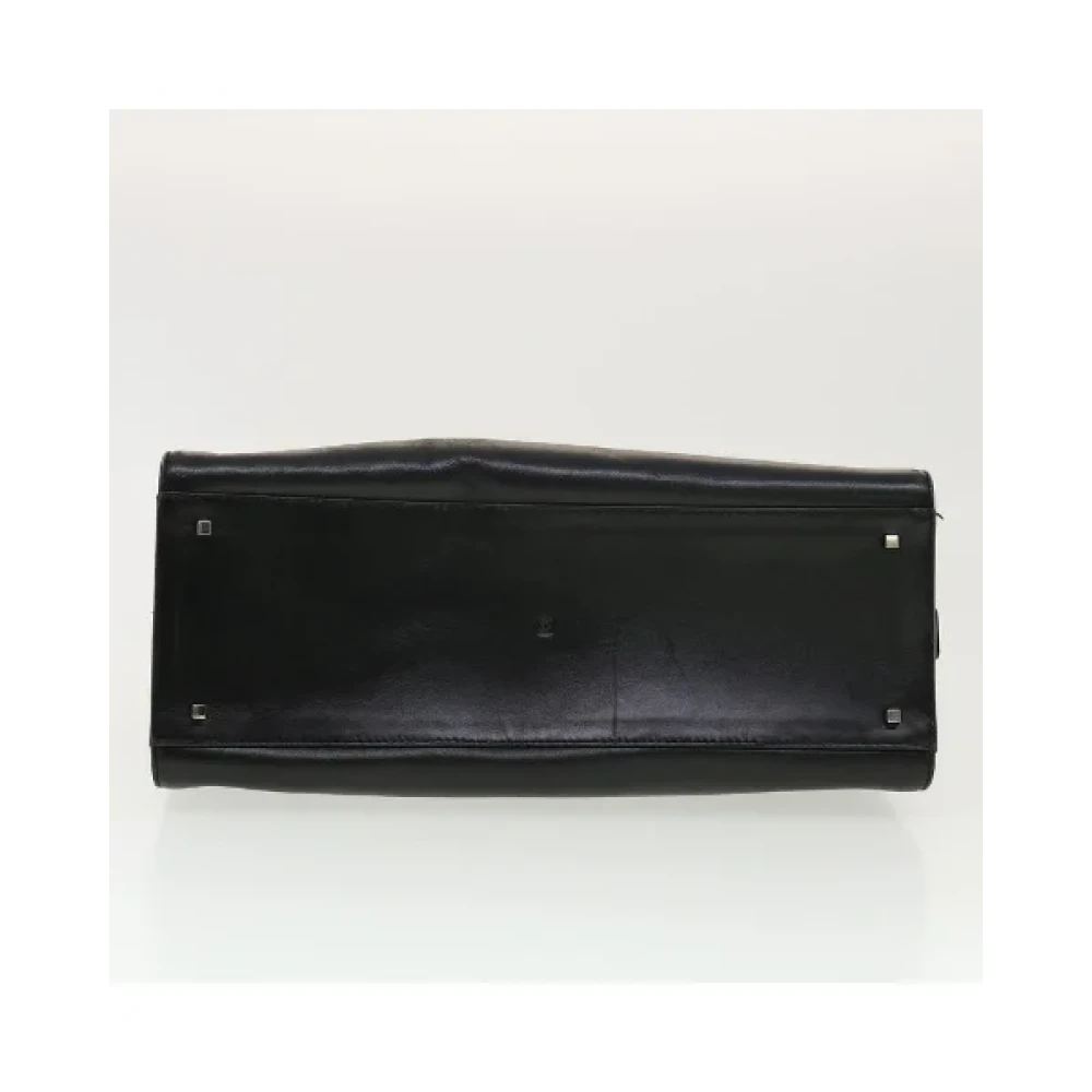 Salvatore Ferragamo Pre-owned Leather handbags Black Dames