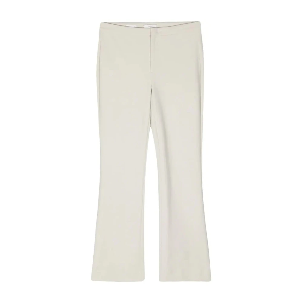 Vince Elegante Beige Broek met Tapered Leg Beige Dames