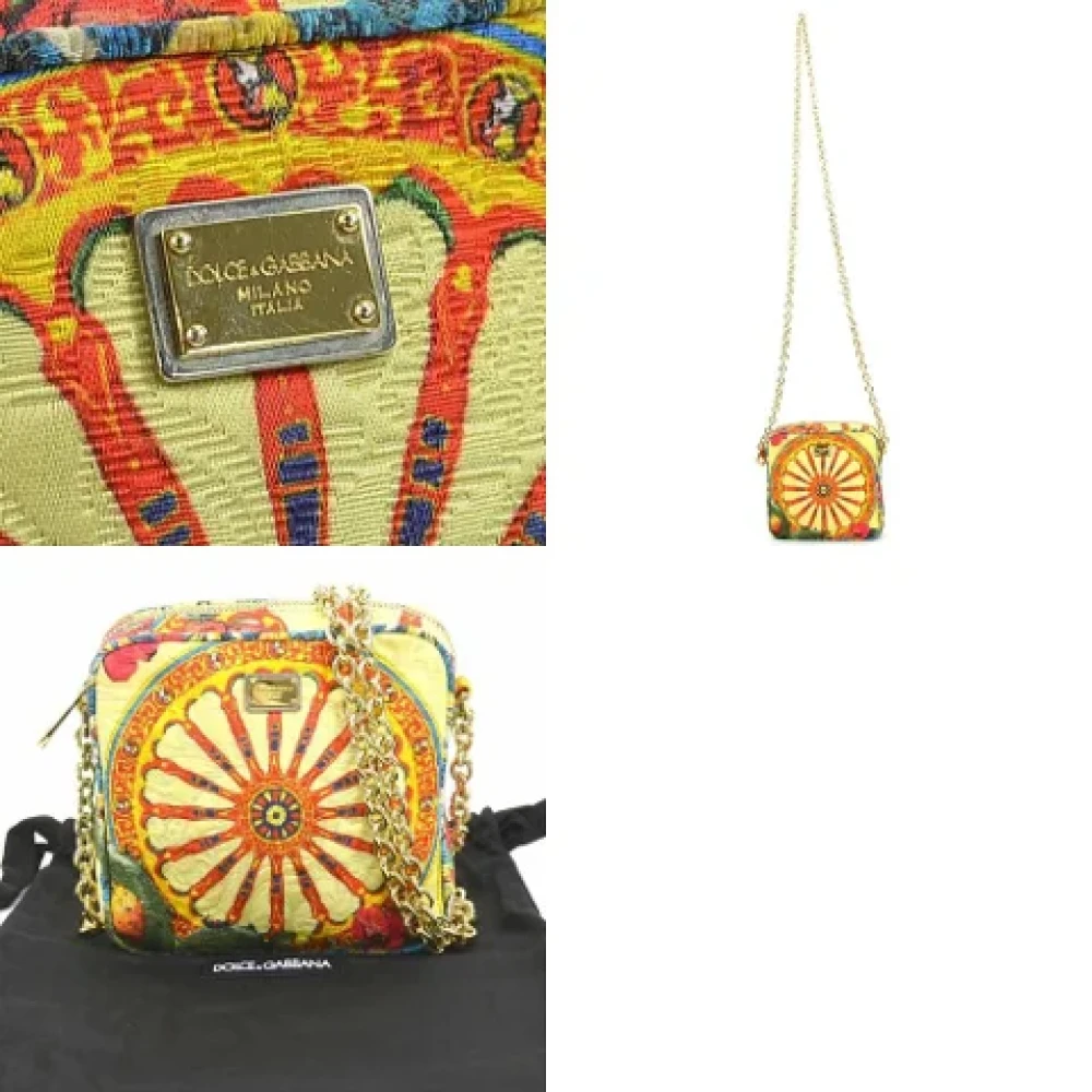 Dolce & Gabbana Pre-owned Canvas shoulder-bags Multicolor Dames