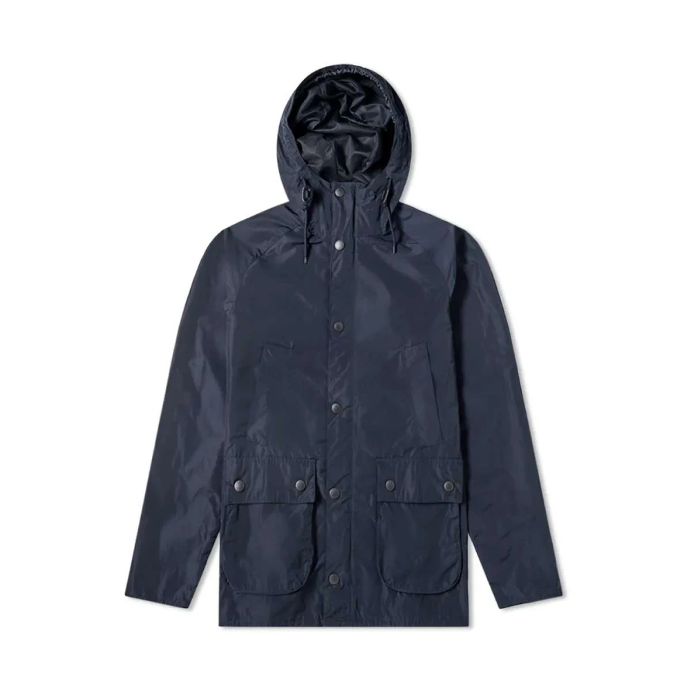 Barbour Lichtgewicht Hooded Bedale Japan Collection Jas Blue Heren