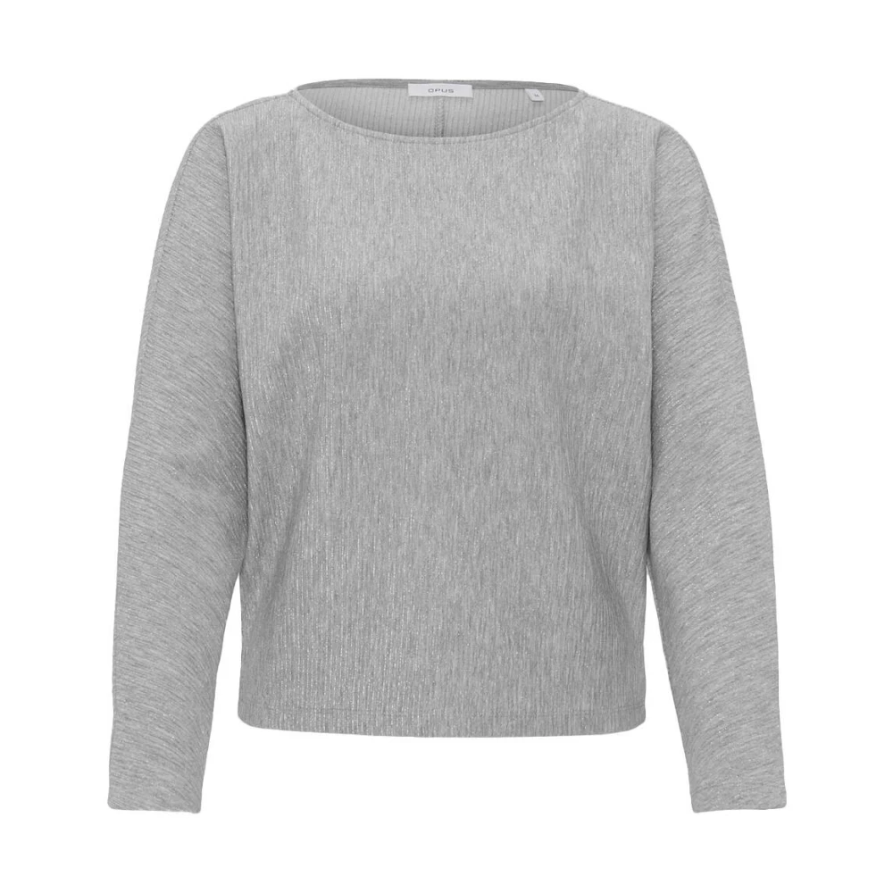 Opus Garkles Sweatshirt Gray Dames