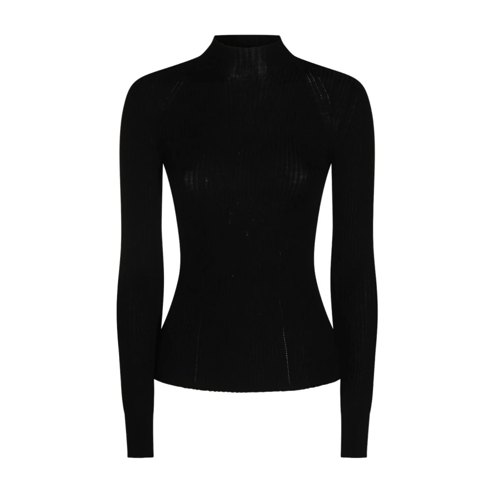 Twinset Svart Mysig Ulltröja Nero Aw25