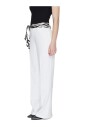 pantalon-bootcut-en-polyester-blanc