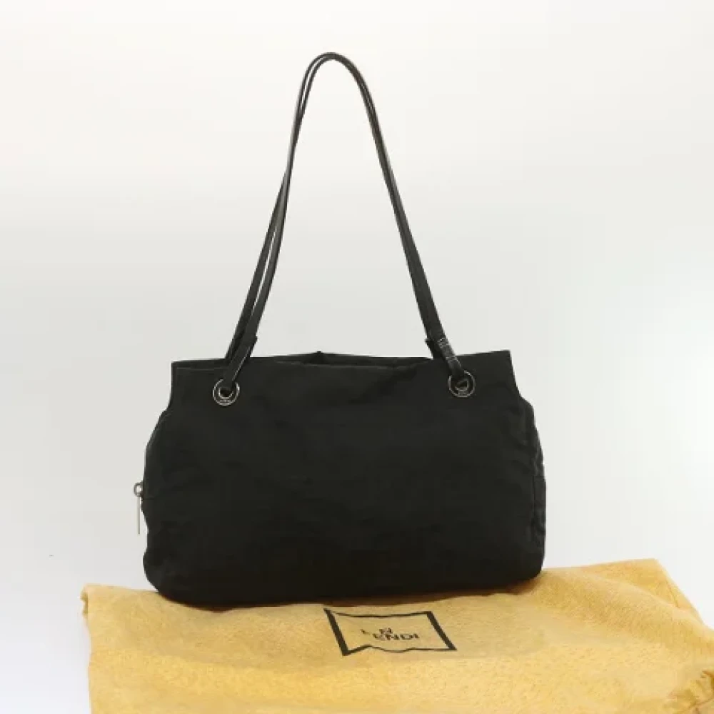 Fendi Vintage Pre-owned Canvas fendi-bags Black Dames