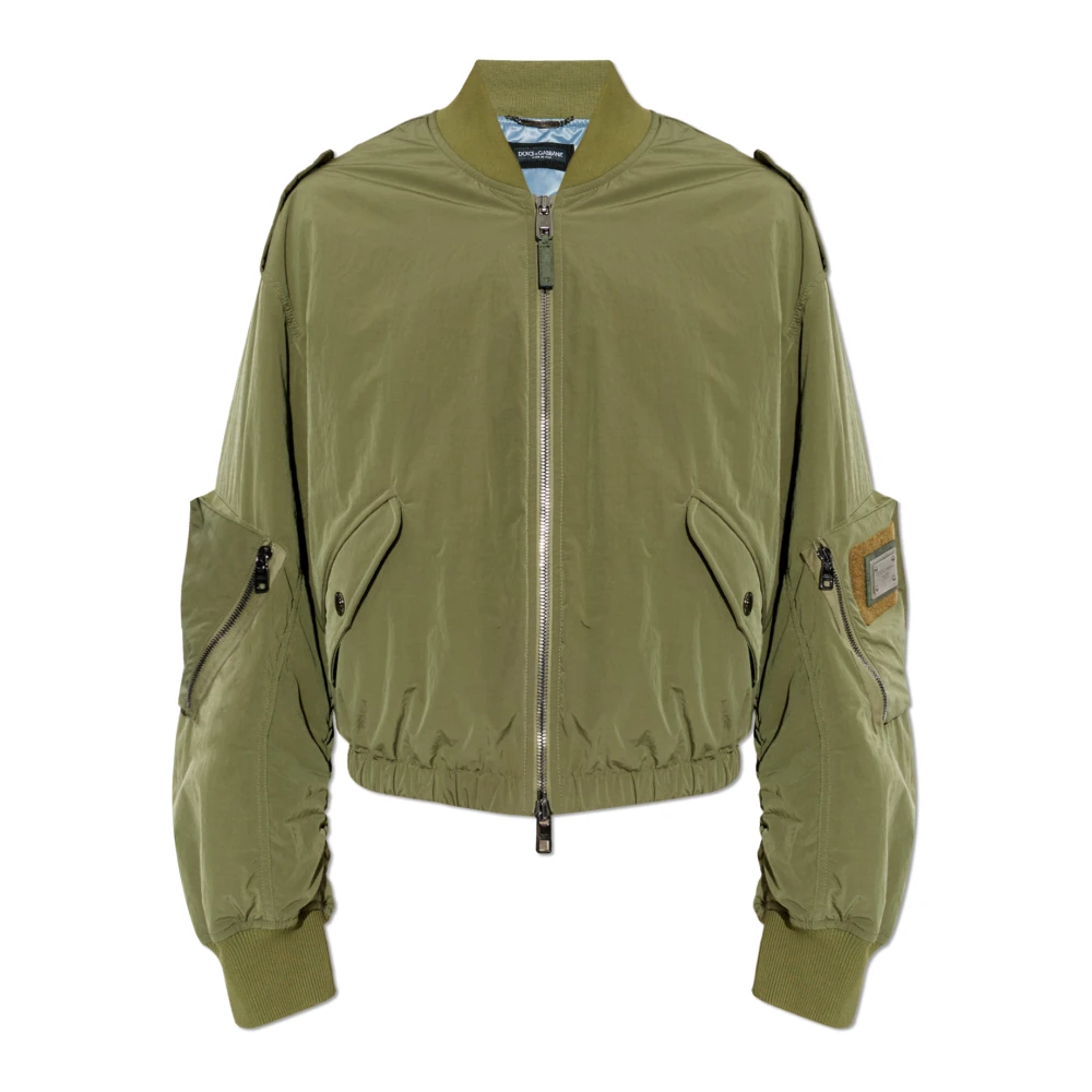 Dolce & Gabbana Uomo Verde - Bomber Jacket - Jackets - S