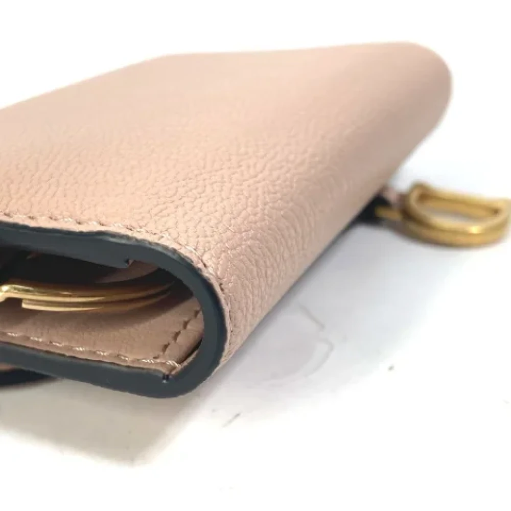 Dior Vintage Pre-owned Leather key-holders Pink Dames