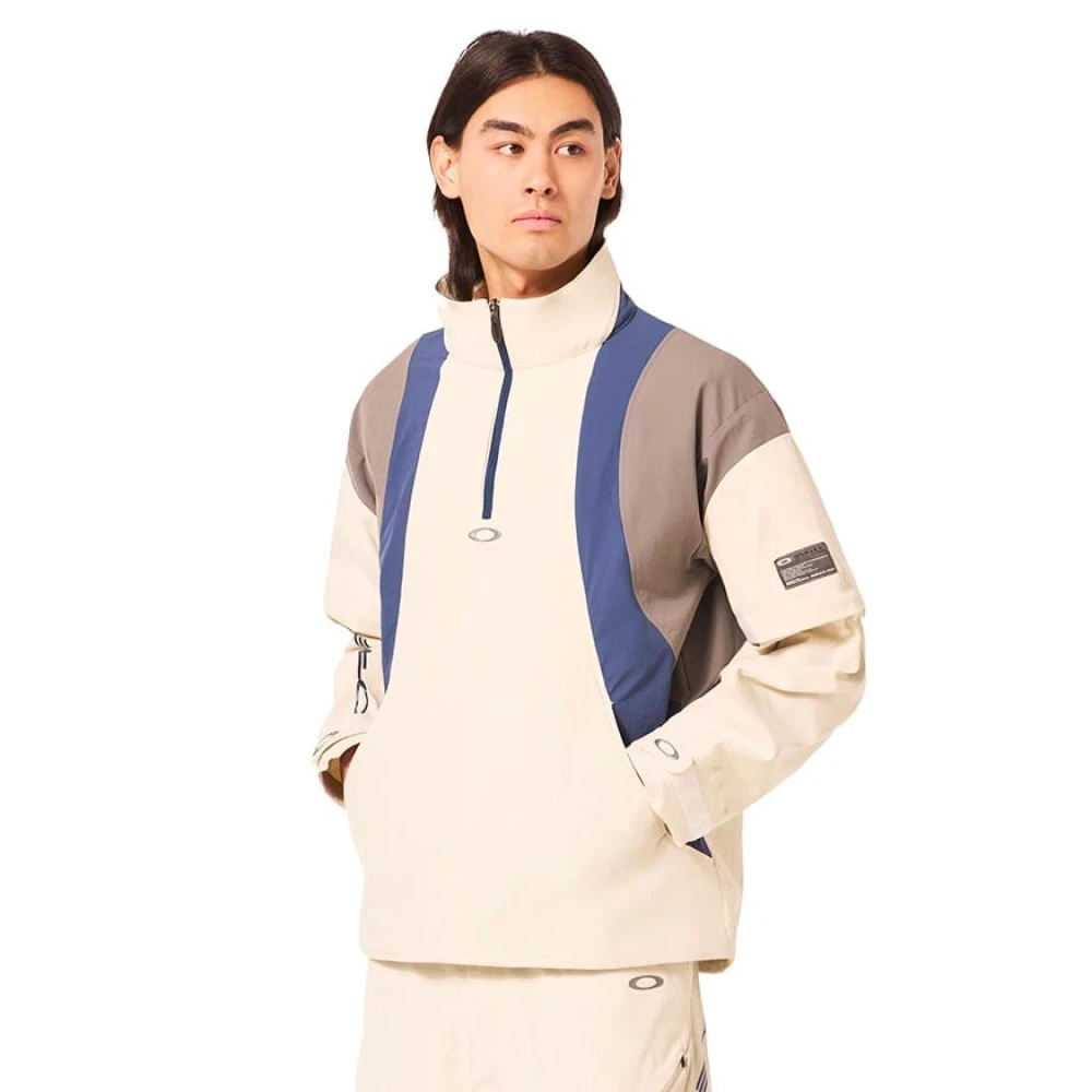 Oakley Icon Shape Pullover Jacket Cream Beige Heren