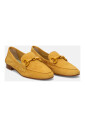 mocassin-en-daim-jaune-fonce