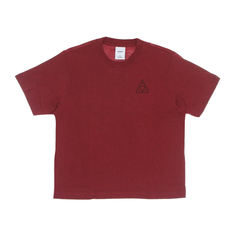 HUF Triangle Relax Tee Bloodstone T-Shirt Red Heren