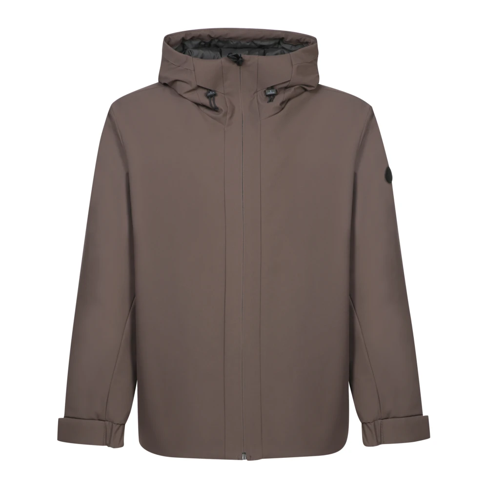 Moncler Verstelbare capuchon bruine jas Brown Heren