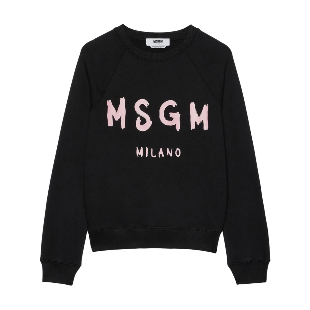 Msgm Zwarte Sweater Collectie Black Dames
