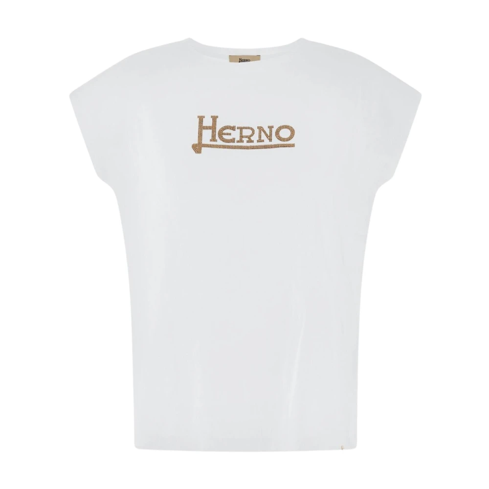 Herno - Tops > T-Shirts - White - Herno - Modalova