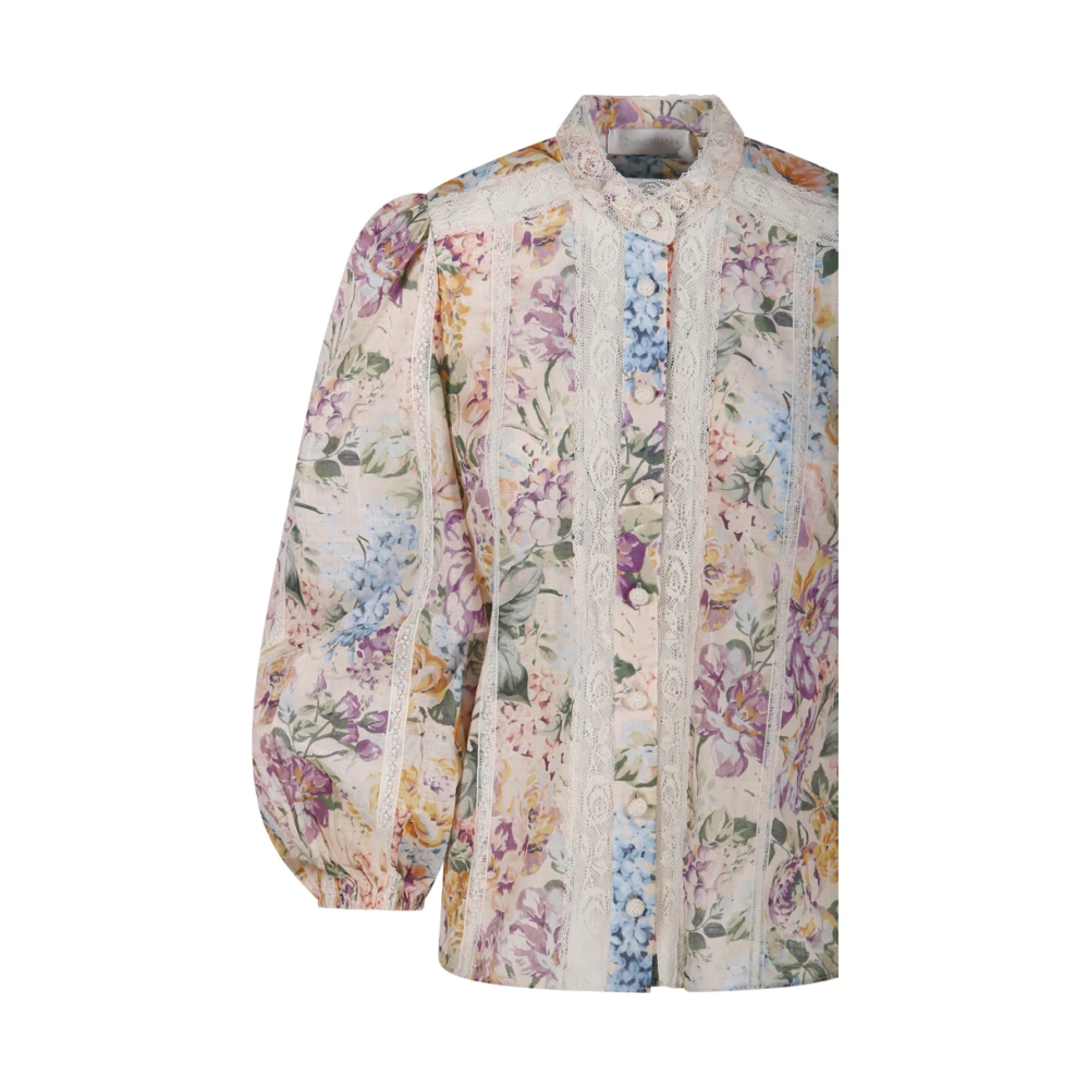 Zimmermann Kanten Bloemenshirt Multicolor Dames