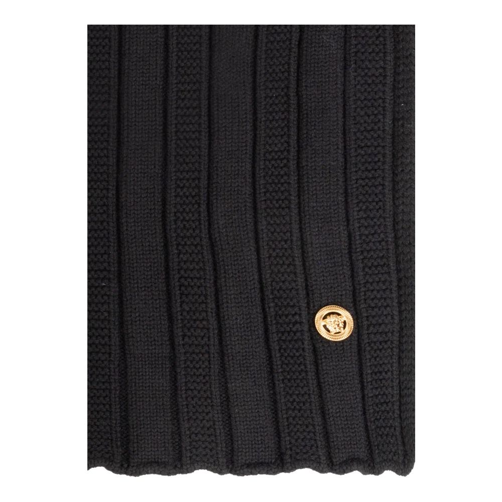 Versace Wollen sjaal Black Heren
