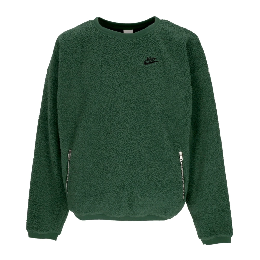 Nike Winterized Crewneck Sweatshirt Club+ Fleece Green Heren